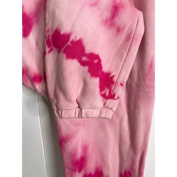 John Elliott Belted Sweatpants Super Bloom Pink Tie Dye Women's Sz 3/Large NWT - Picture 5 of 6